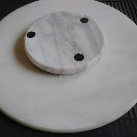 NEW -MARBLE LAZY SUSAN - Picture 4 of 5